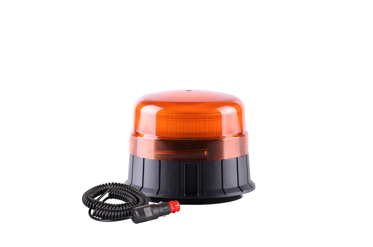 Φάρος W01m 12/24v Πορτοκαλί 39xsmd Led Μαγνητικός/Βιδωτός με Φις Αναπτήρα 142x116mm Amio 1 01500 1