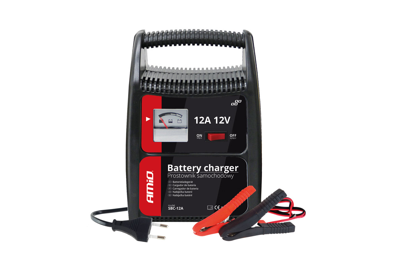 Φορτιστής Μπαταρίας Αυτοκινήτου 12v 12a Amio 1 02089 1