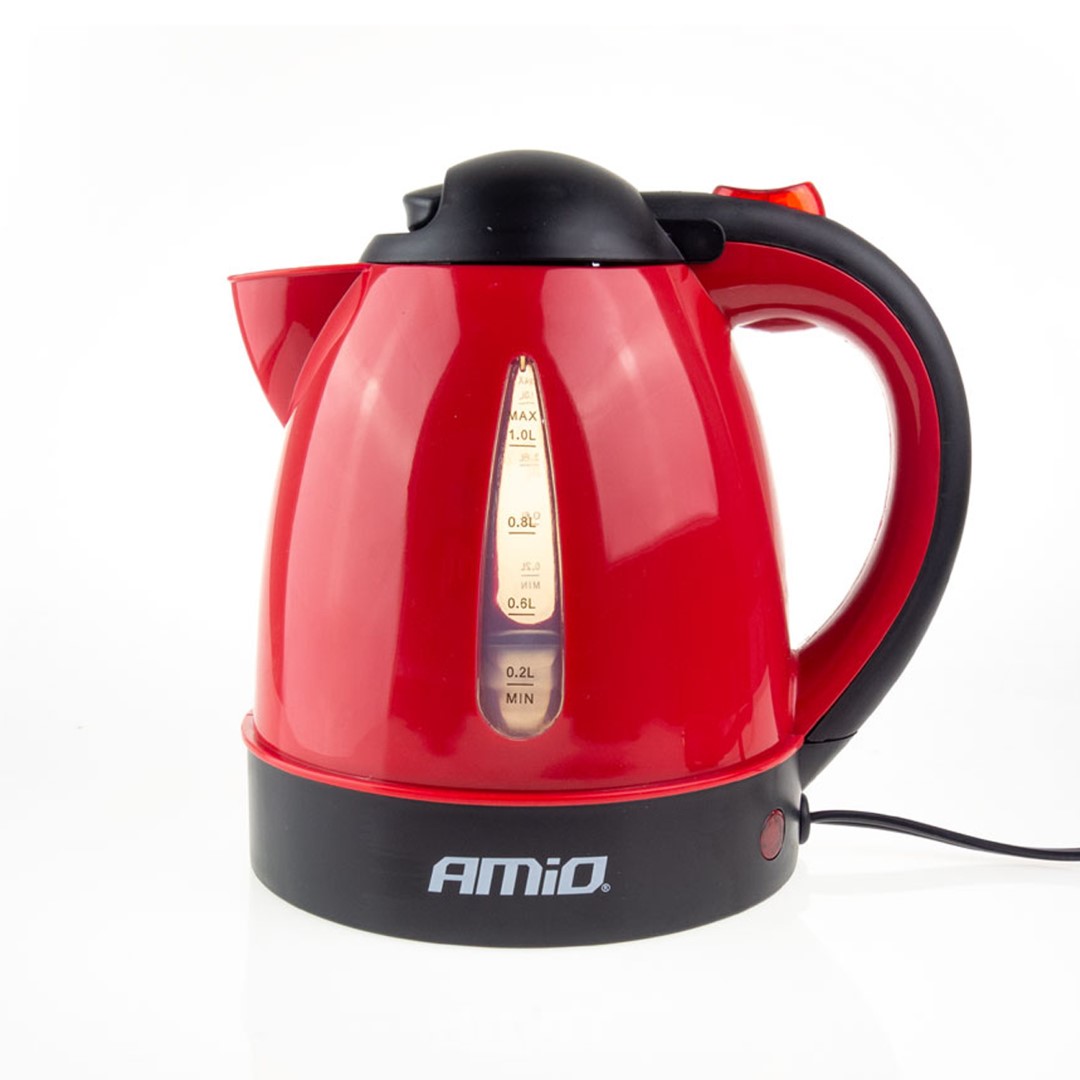Βραστήρας Νερού Αυτοκινήτου 1lt 12v 150w με Καλώδιο 1,5m Amio 1 02175AM 1