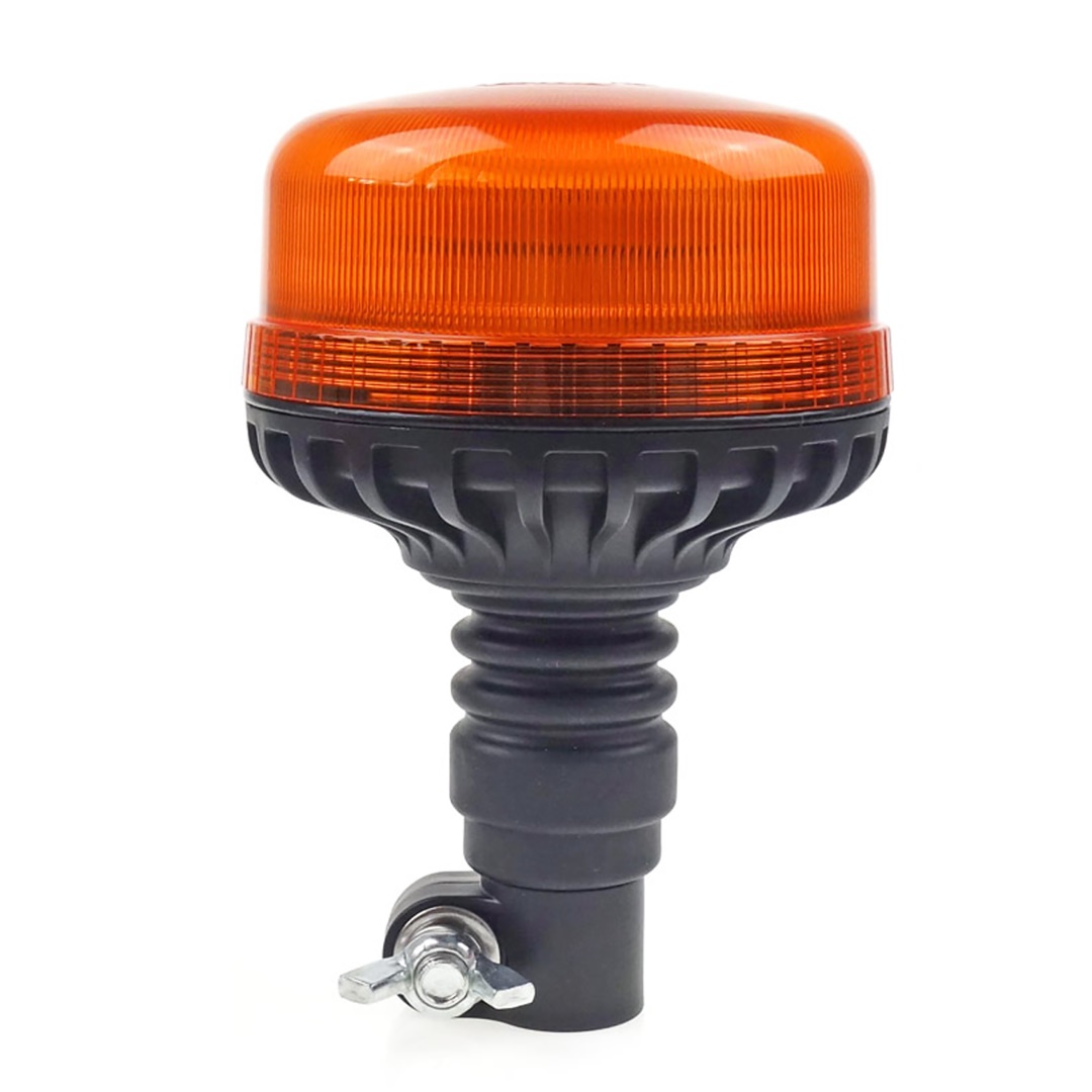 Φάρος W03p 12v/24v 36led Βιδωτός Ελαστικός Πορτοκαλί Ip56 Amio 1 02293AM 1