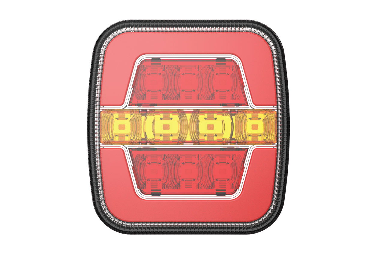 Φανάρι Τρέιλερ Πίσω Rcl-05-lr 10-30v Led 108x102x46mm με Καλώδιο 1τμχ Amio 1 02370
