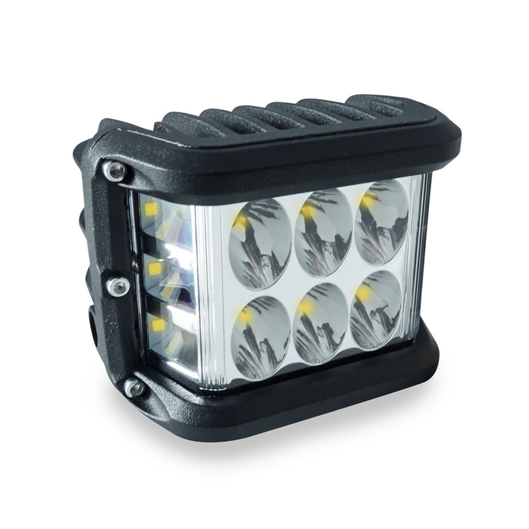 Amio Προβολέας Εργασίας 12led 3030 9-36v 2880lm 6000k 110x75mm Awl08 1 02422AM 1