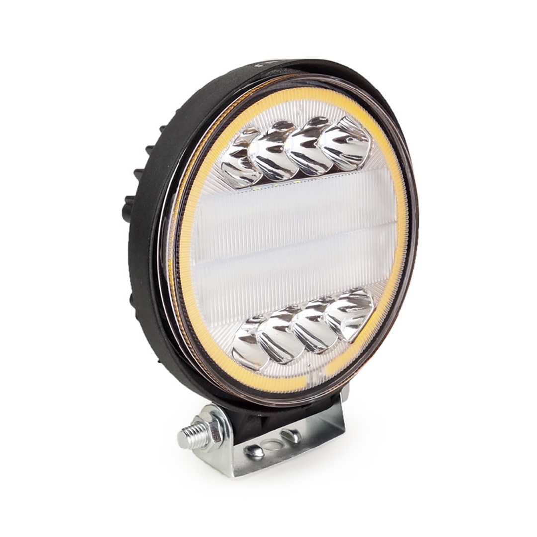 Amio Προβολέας Εργασίας 42led 3030 9-36v 3360lm 6000k Φ 110mm Awl14 1 02428AM 1
