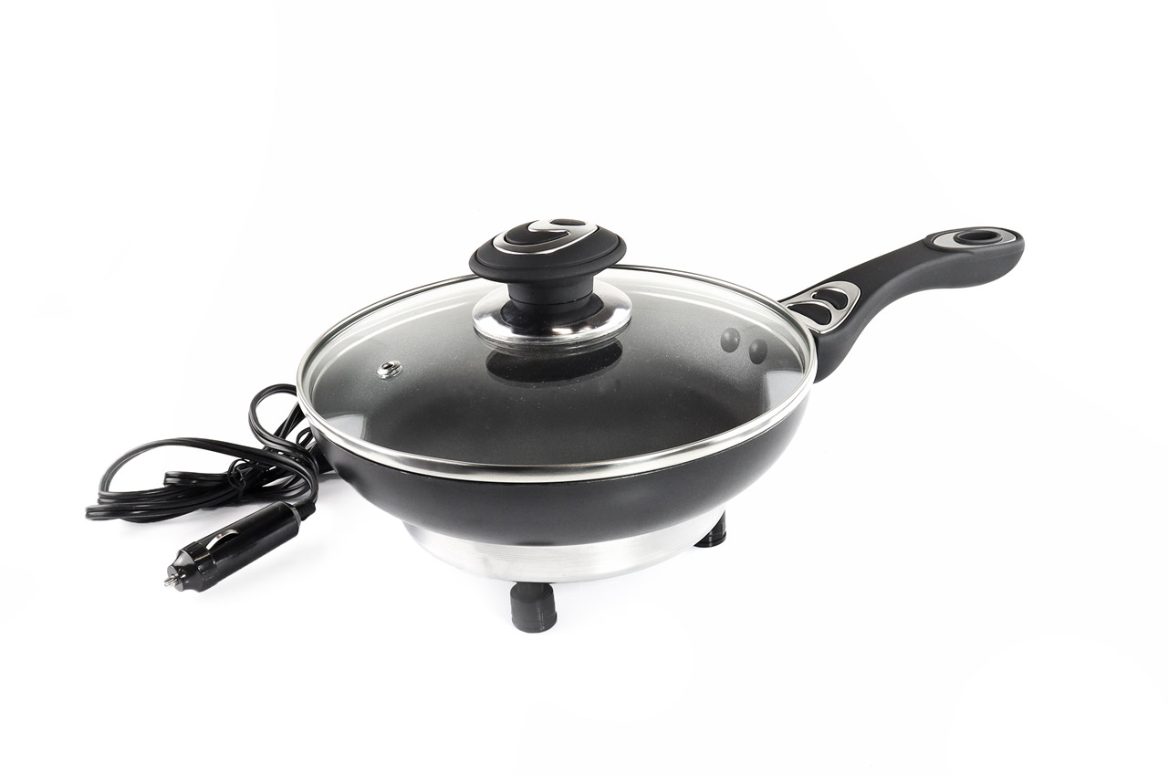 Τηγάνι Ηλεκτρικό Αυτοκινήτου 12v 150w 350ml με Φις Αναπτήρα Amio 1 02532