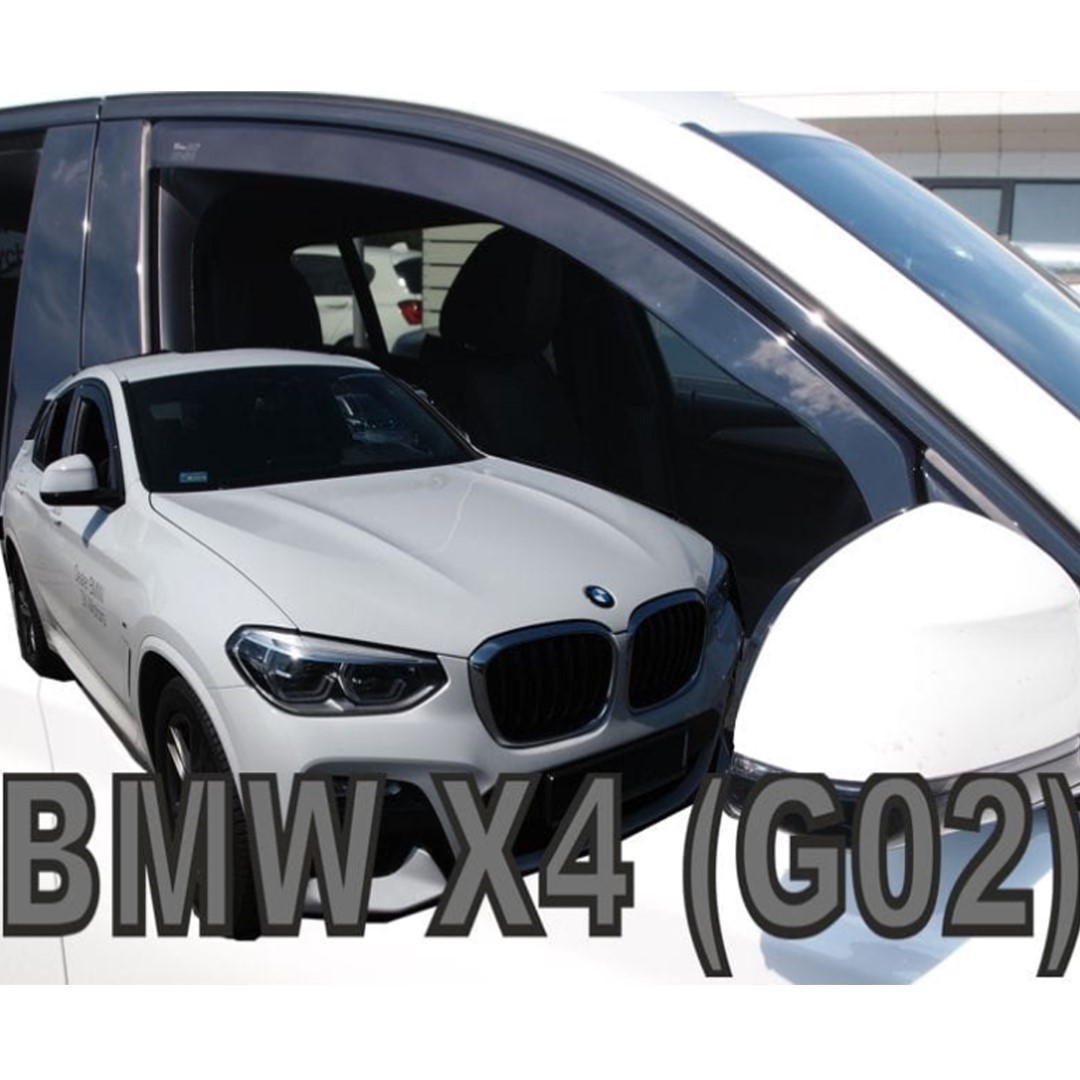 Bmw X4 G02 5d 2018+ Φιμέ Ανεμοθραύστες Heko Σετ 2τμχ 1 11178