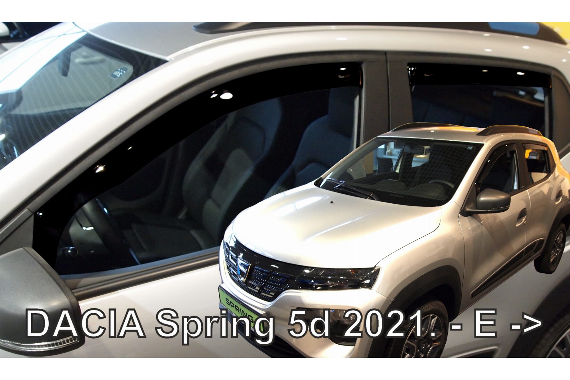 Dacia Spring Electric 5d 2021+ Φιμέ Ανεμοθραύστες Heko Σετ 4τμχ για Μπρος-Πίσω Παράθυρα 1 13122