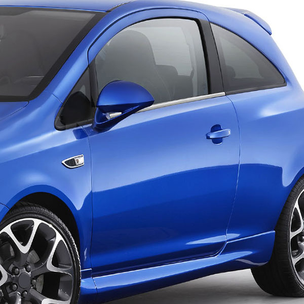 Trim Παραθύρων Opel Corsa D 3d 2007-2014 Μαρκέ Αυτοκόλλητα Χρώμιο Σετ 2τμχ της S-dizayn 1 18240 0
