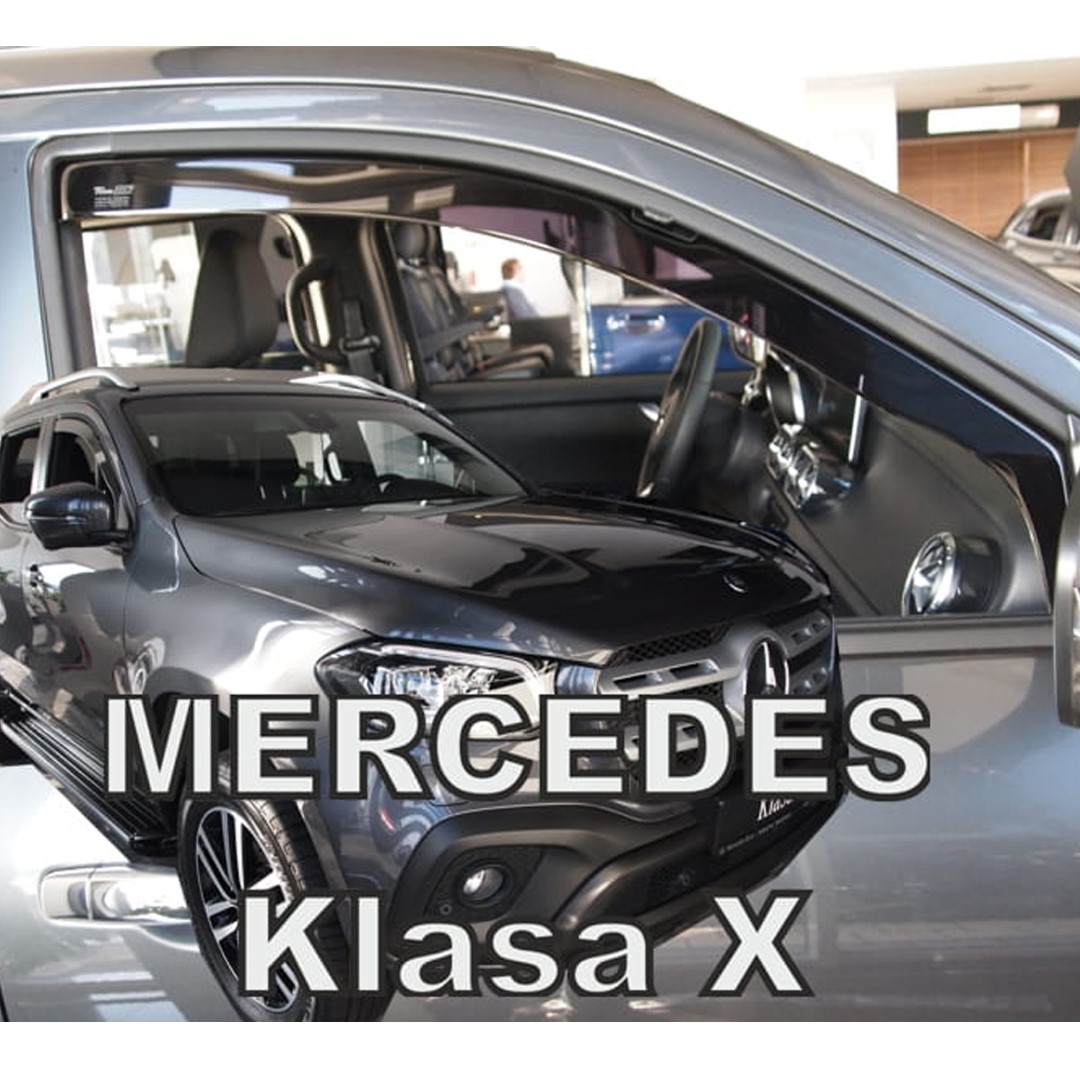 Ανεμοθραύστες Mercedes X-Klas W470 4D 2017-2020 Φιμέ Heko Σετ 2τμχ 23610 1 23610 1