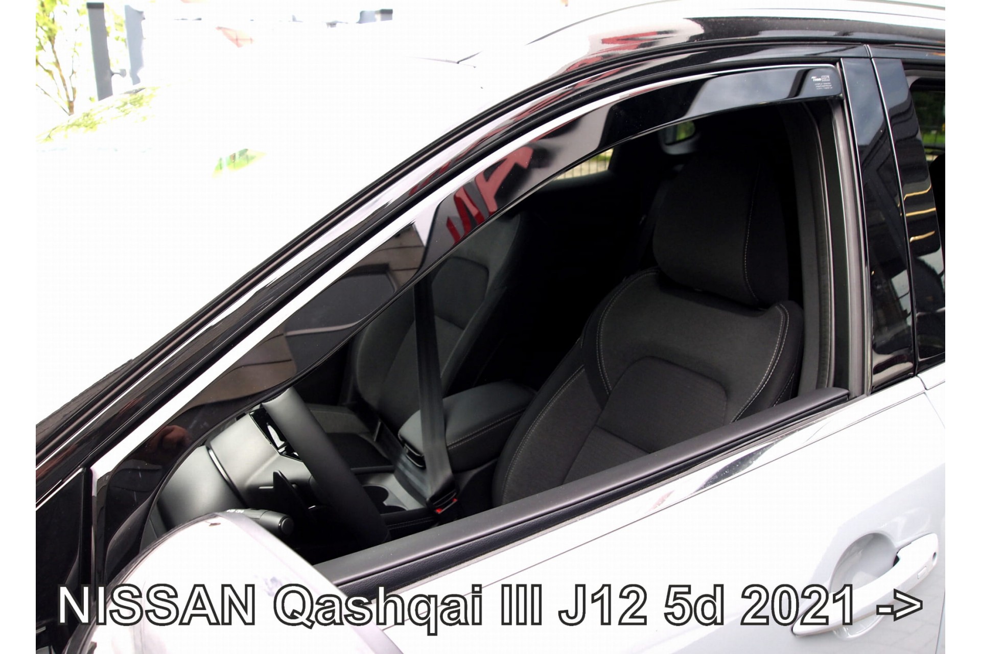 Nissan Qashqai J12 5d 2021+ Φιμέ Ανεμοθραύστες Heko Σετ 2τμχ (tp) 1 24310
