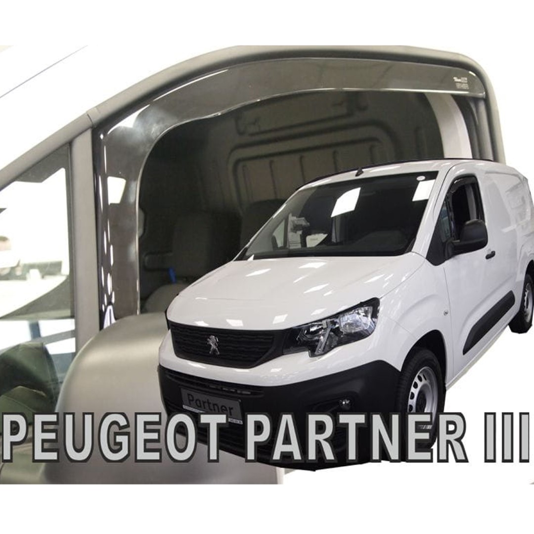 Ανεμοθραύστες Peugeot Partner Iii 2d / Peugeot Rifter 4d/5d / Citroen Berlingo Iii 4d/5d / Opel Combo E 4d/5d Lov 2018+ Φιμέ Heko Σετ 2τμχ 1 25403 1