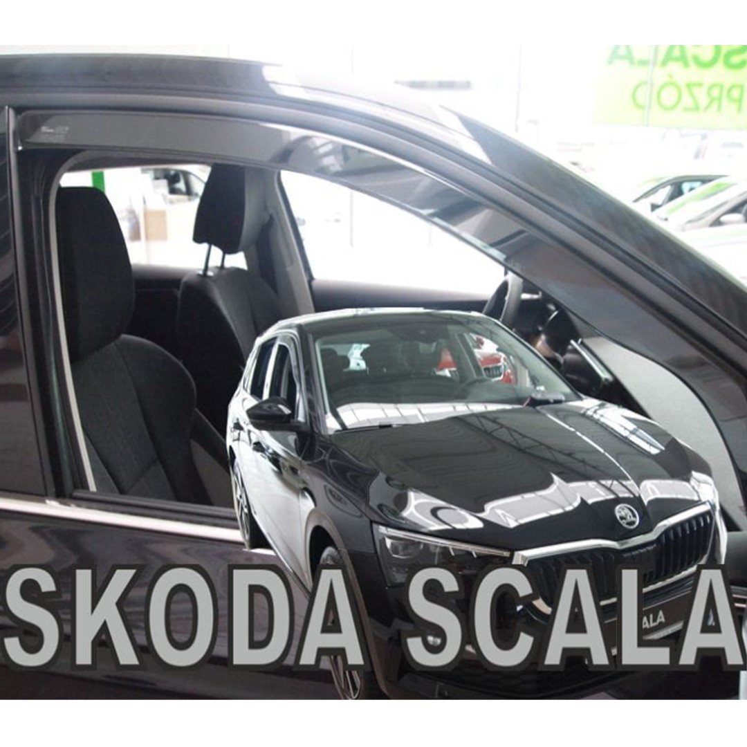 Skoda Scala 5d 2019+ Φιμέ Ανεμοθραύστες Heko Σετ 2τμχ 1 28352