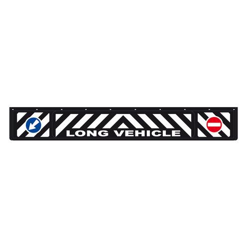 Lampa Λασπωτήρας Φορτηγού 3d Long Vehicle Μαύρος 240x35cm με Ένδειξη Προσπέρασης 1τχμ 1 28895