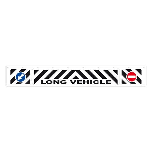 Lampa Λασπωτήρας Φορτηγού 3d Long Vehicle Λευκός 240x35cm με Ένδειξη Προσπέρασης 1τμχ 1 28898