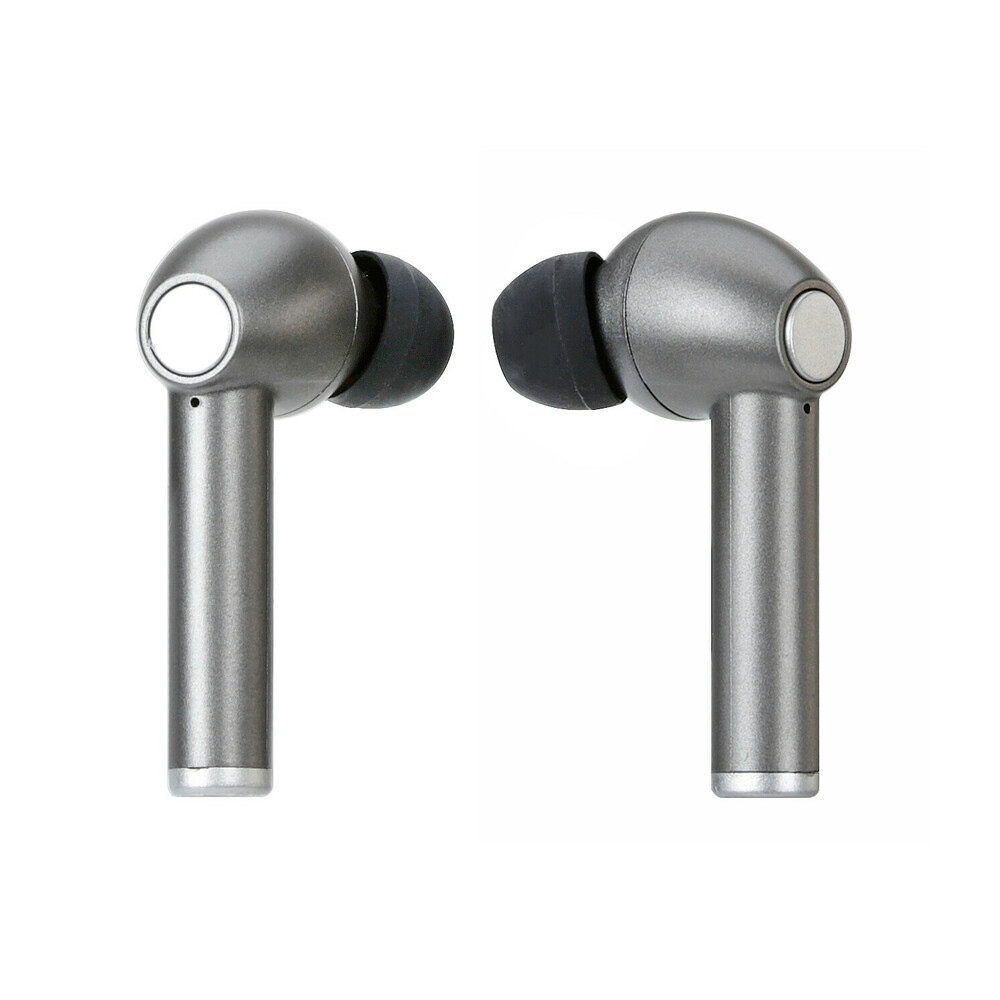 Lampa Ακουστικά Bluetooth Ασύρματα (Μουσική/Κλήσεις) με Θήκη Ασημί 1 38689 S 01