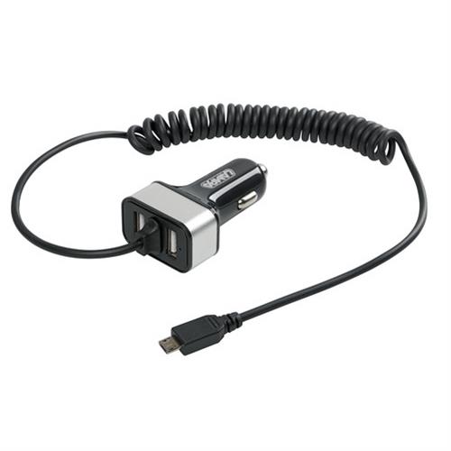 Lampa Αντάπτορας Αναπτήρα 12/24v με 2 Usb και Καλώδιο Φόρτισης Micro Usb 1 38874 S 01