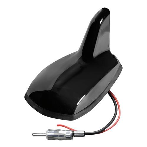 Lampa Κεραία Αυτοκινήτου Καρχαρίας Aero-fin 7 12v Μαύρη Am/fm με Ενισχυτή Σήματος 68x116x66mm 1 40633 S 01