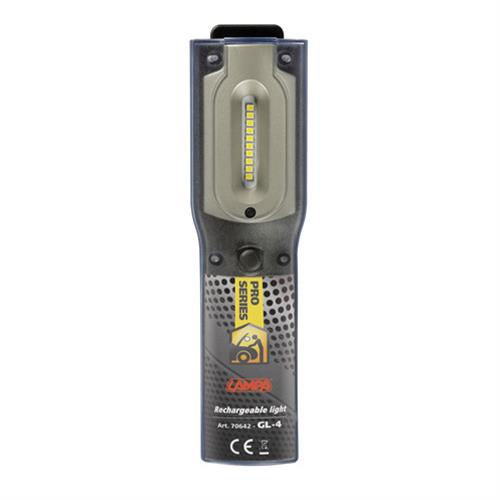 Φακός Gl-4 12/24/230v με 11led 560lm 6w 7.000k Pro-series Αδιάβροχος με Μαγνητική Βάση και Γάντζο Lampa 1 70642 S 02