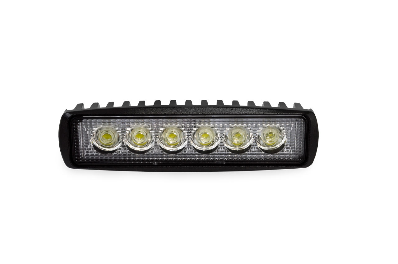 Amio Προβολέας Εργασίας Dayline Wl01 Flat 9/60v - 18w - 6000k - 6 Led Λευκό - 160 Χ 43 Χ 42 Mm 1 71722HD