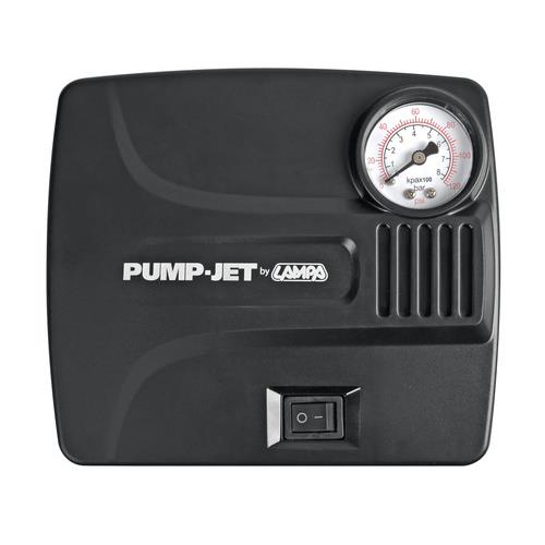 Lampa Κομπρεσέρ Αέρα Ελαστικών 12v 450ml με Υγρό Επισκευής 450ml Μανόμετρο και Μετρητή Πίεσης (χρόνος 7min) 1 72171 S 02