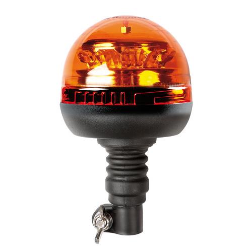 Lampa Φάρος 3 Χρήσεων Rl-8 12v/24v 12led Βιδωτός Ελαστικός Πορτοκαλί 210x127mm 1 72992 S 01