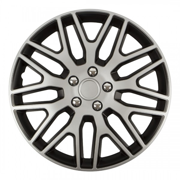 Τάσια 16 Inch Dakar Nc Ασημί Μαύρο - Σετ 4τχμ Amio 1 8514 1