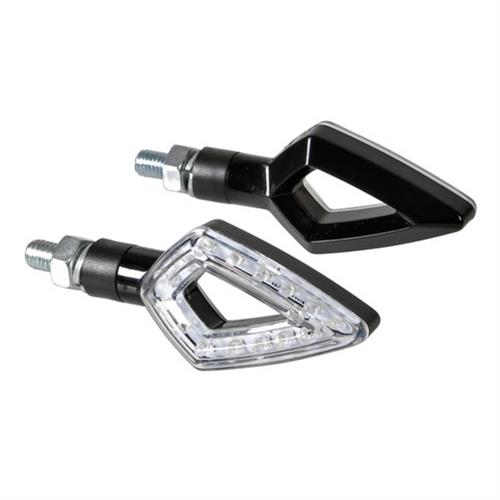 Lampa Φλας Μοτοσυκλέτας Kier μαύρο Led 75x36mm 1 90247 S 01