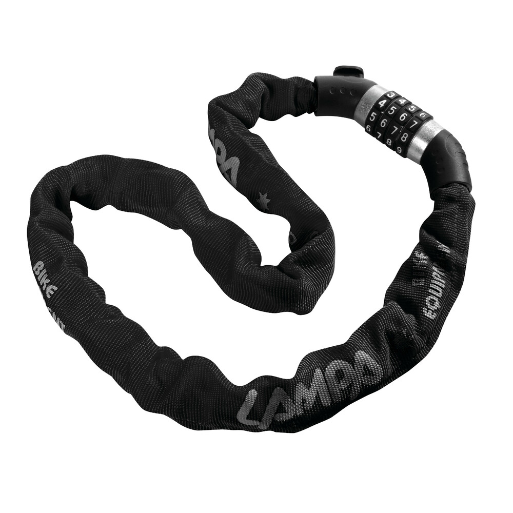 Lampa Αντικλεπτική Κουλούρα Snake Combi με Μαύρο Ύφασμα και Συνδυασμό 4 Ψηφίων 100cm 5,5mm 1 90629 S 01