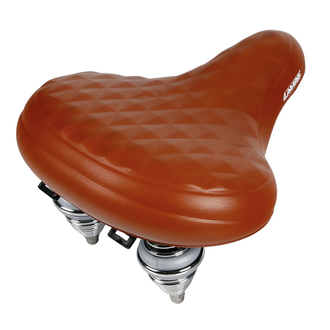 Σέλα Ποδηλάτου City S-14 Καφέ 260Χ255mm Lampa 1 92385 LB 11
