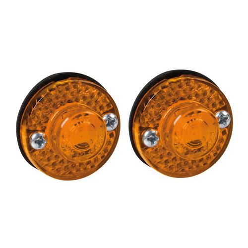 Lampa Φώτα Όγκου Φορτηγού 24v 1 Led 2τεμ Πορτοκαλί S-11 1 98928 S 01