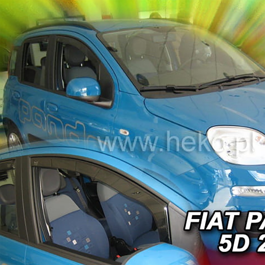Ανεμοθραύστες Fiat Panda 5D 2012+ Φιμέ της Heko Σετ 2τμχ 15167 1 A167