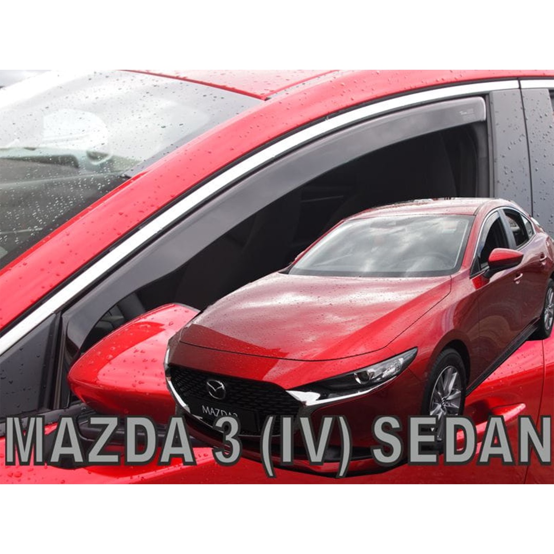 Mazda 3 4d 2019+ Φιμέ Ανεμοθραύστες Heko Σετ 2τμχ 1 A23173 1