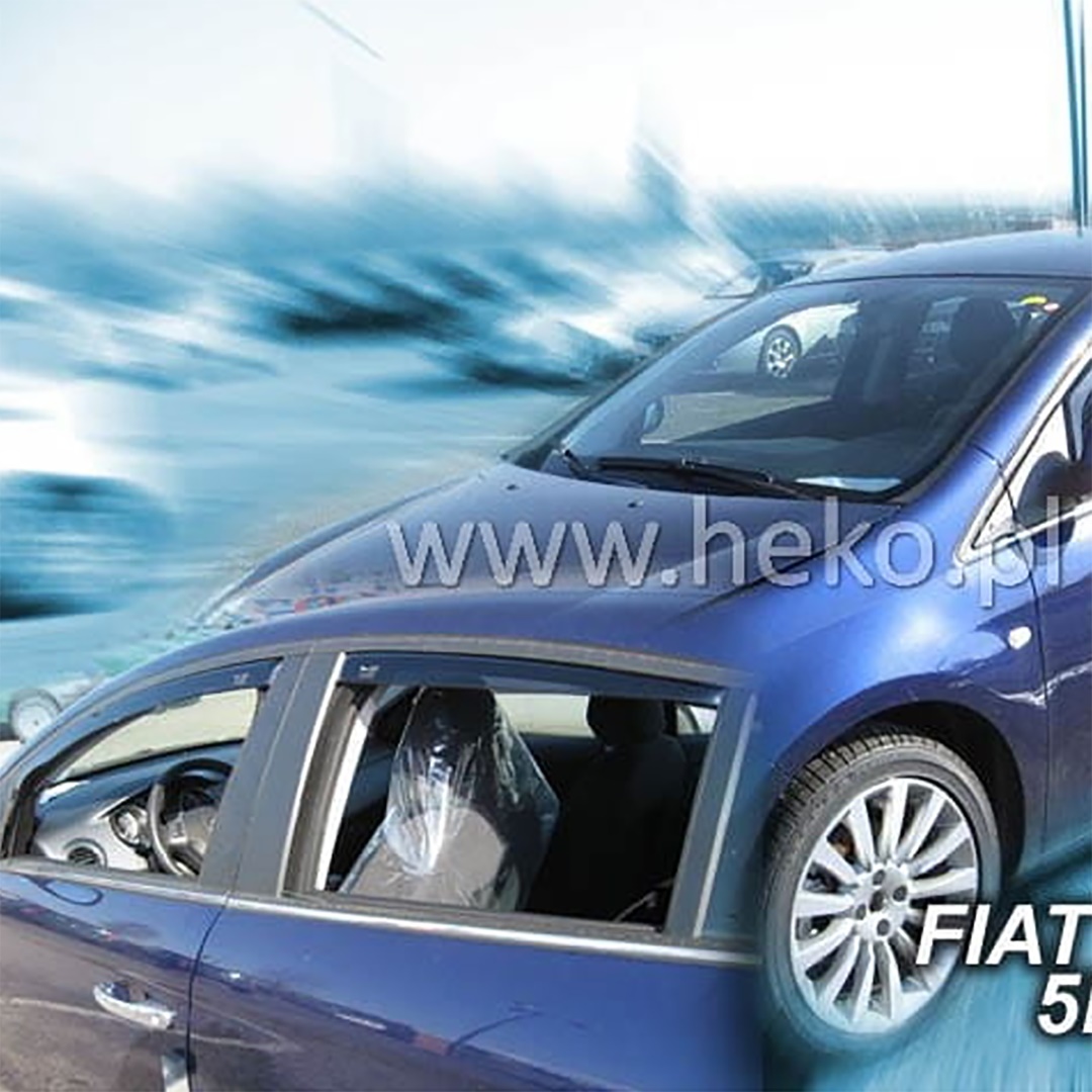 Fiat Bravo 5d 2009-2014 Φιμέ Ανεμοθραύστες Heko Σετ 2τμχ 1 A50