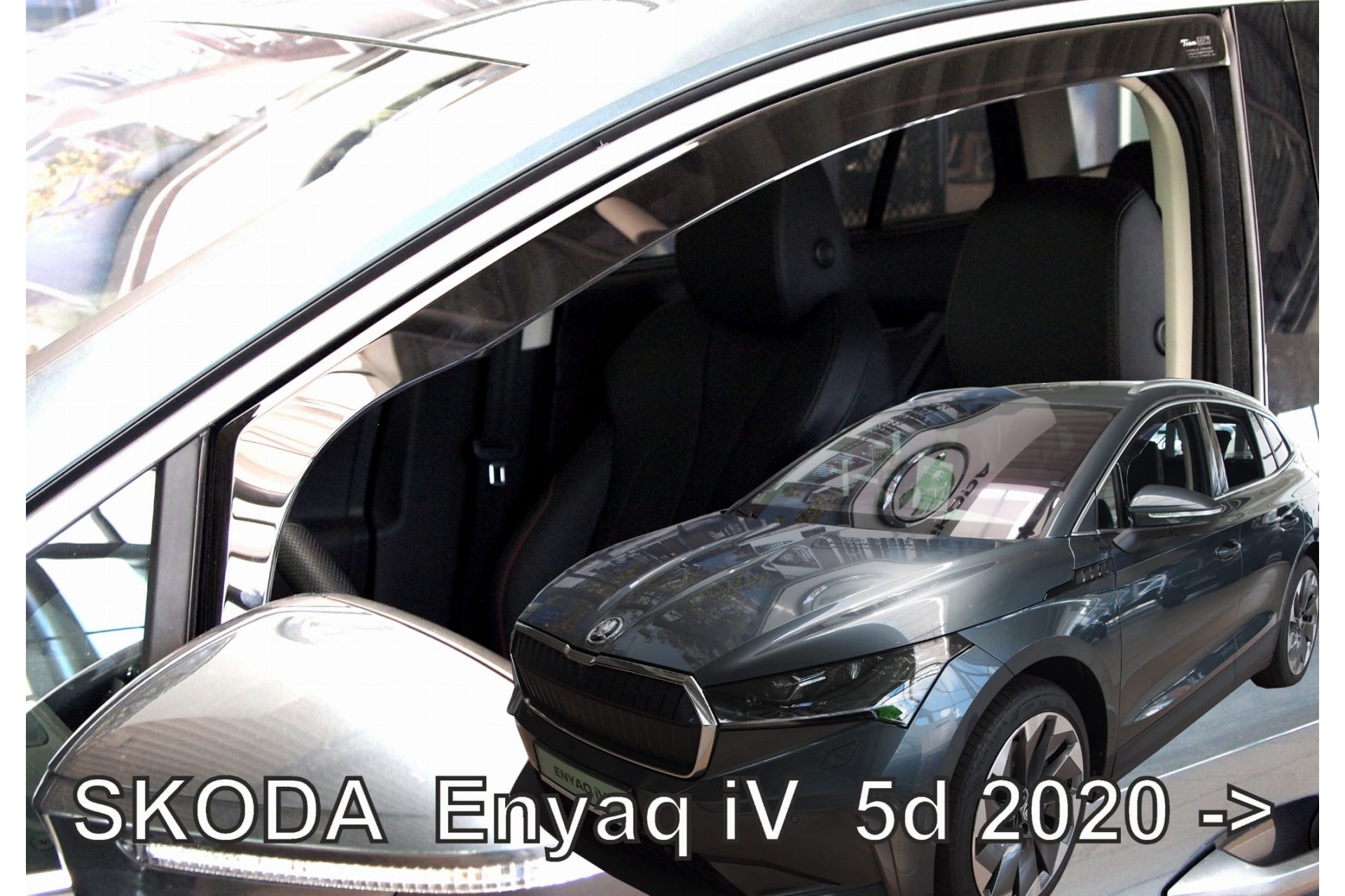 Skoda Enyaq 5d 2020+ Φιμέ Ανεμοθραύστες Heko Σετ 2τμχ 1 ANEM28359