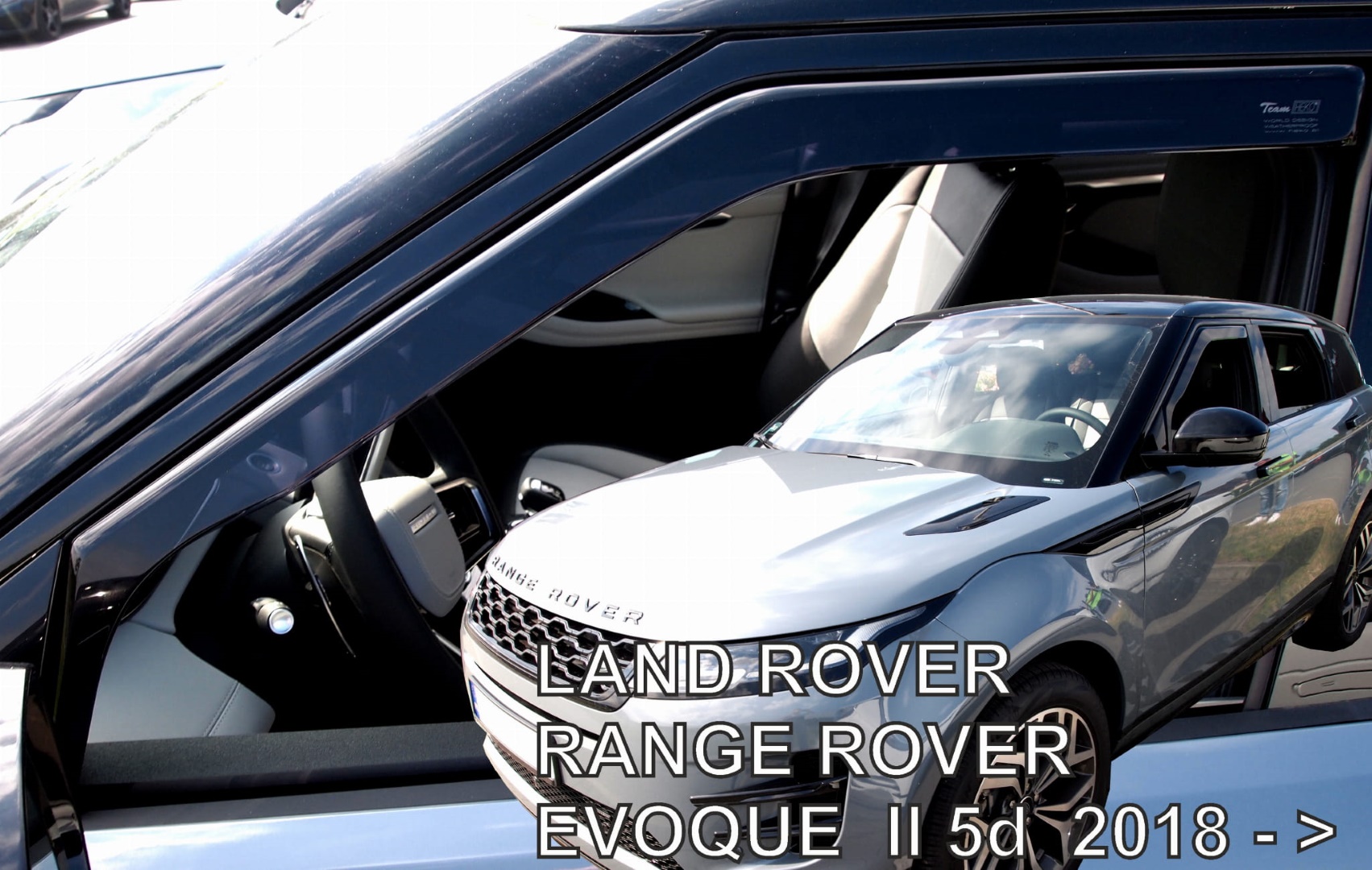 Ανεμοθραύστες για Land Rover Range Rover Evoque 5d 2018+ Φιμέ Σετ 4τμχ Heko 1 ANEM 27257