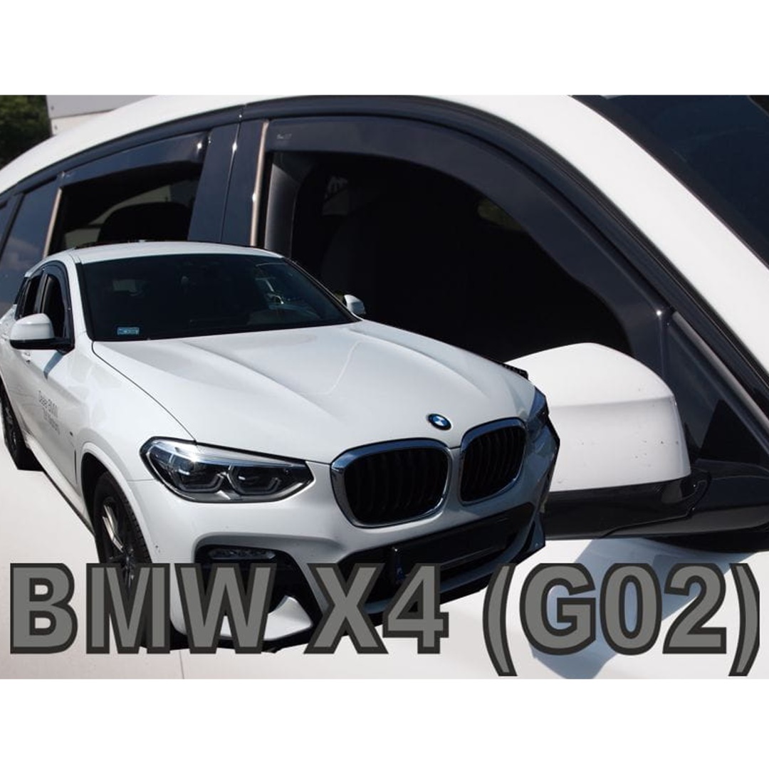 για Bmw X4 G02 5d 2018+ Φιμέ Ανεμοθραύστες Heko Σετ 4τμχ για Μπρος-Πίσω Παράθυρα 1 ASET11179 1