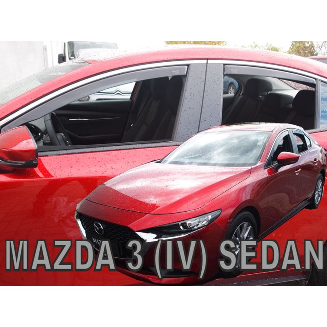 Mazda 3 4d 2019+ Φιμέ Ανεμοθραύστες Heko Σετ 4τμχ για Μπρος-Πίσω Παράθυρα 1 ASET23174 1
