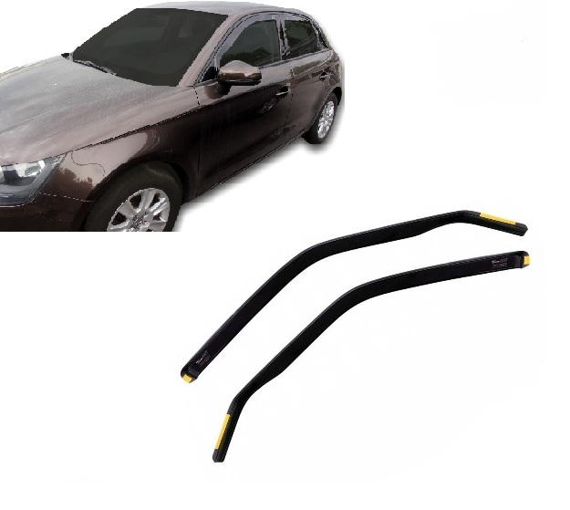 Ανεμοθραύστες Audi A1 5D 2010-2018 Φιμέ Heko Σετ 2τμχ 10238 1 Audi A1 5D 2010 2018 ανεμοθραύστες Heko 2 tem
