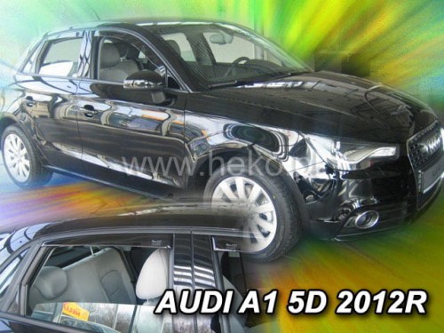 Audi A1 5d 2012+ Φιμέ Ανεμοθραύστες Heko Σετ 4τμχ για Μπρος-Πίσω Παράθυρα (tp) 1 Audi A1 5D 2012 anemothraustes 4 tem heko