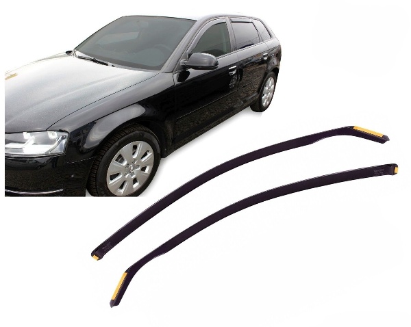 Ανεμοθραύστες Audi A3 Sportback 5D 8P 2004-2012 Φιμέ της Heko Σετ 2τμχ 10220 1 Audi A3 Sportback 5d 8p 2004 2012 ανεμοθραύστες 2 τεμ Heko