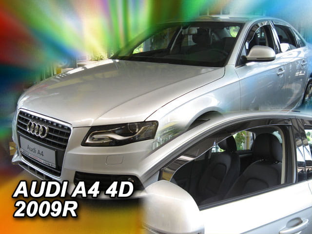 Audi A4 (b8) 4d Sedan 2009-2015 Φιμέ Ανεμοθραύστες Heko Σετ 4τμχ για Μπρος-Πίσω Παράθυρα (tp) 1 Audi A4 4D Sedan 2009 4 tem heko