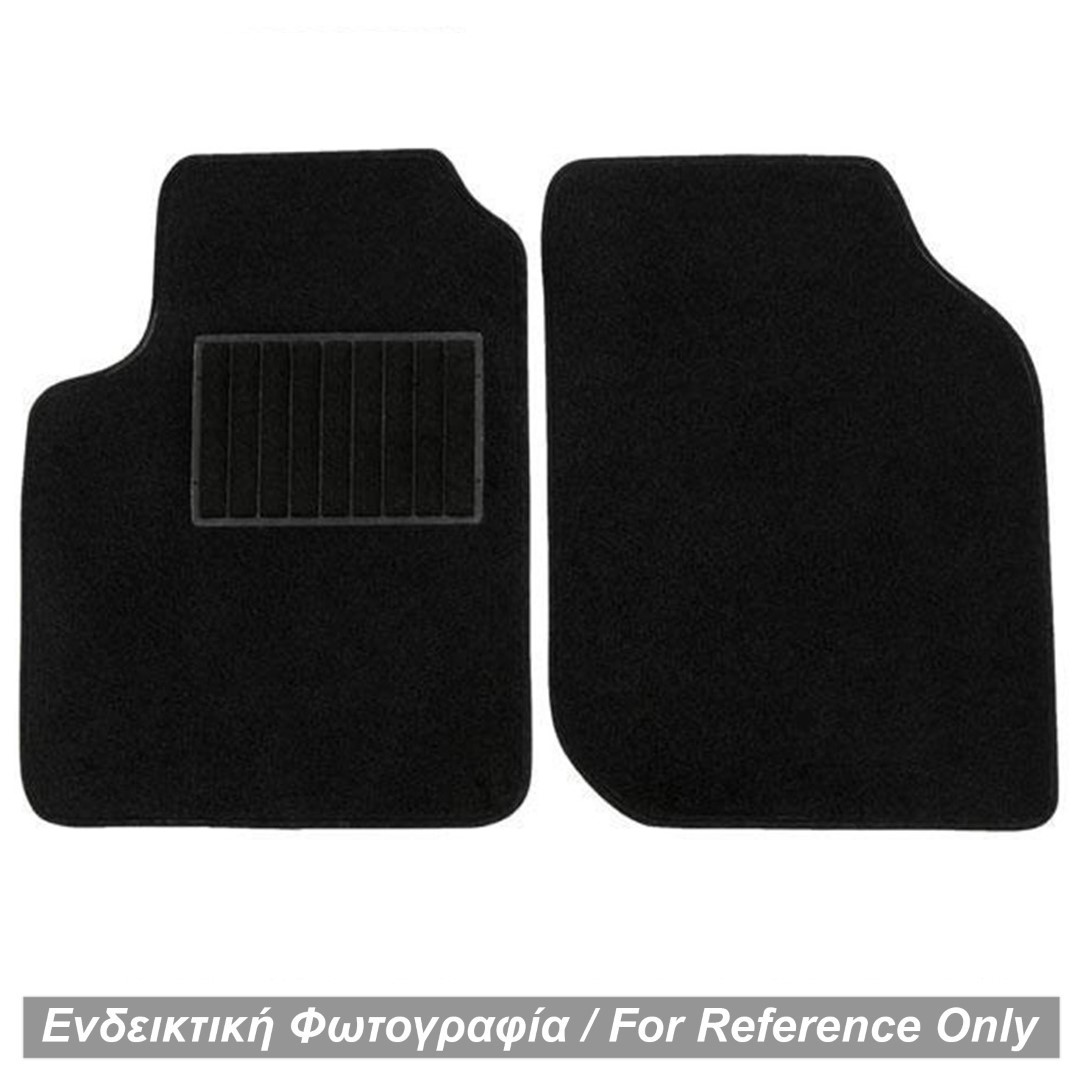 Mercedes Smart Roadster 452 1998-2006 Πατάκια Μαρκέ Μοκέτα Μαύρο με Μαύρο Ρέλι Σετ 2τχμ Race Axion 1 BLACK BLACK 2 pieces