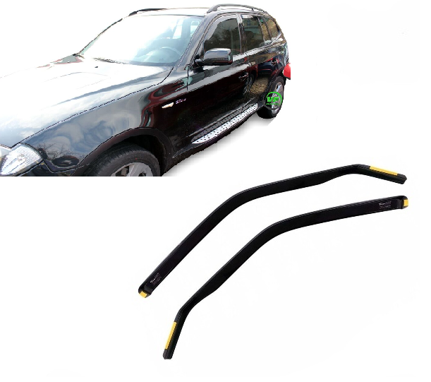 Bmw X3 E83 5d 2003-2010 Φιμέ Ανεμοθραύστες Heko Σετ 2τμχ 1 BMW X3 E83 5D 2003 2010 heko