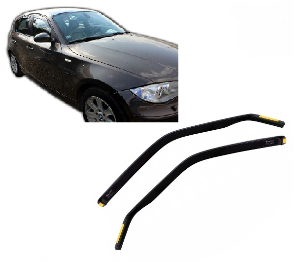 Bmw Σειρά 1 E87 5d 2004-2011 Φιμέ Ανεμοθραύστες Heko Σετ 2τμχ 1 BMW Σειρά 1 E87 5D 2004 2011 heko