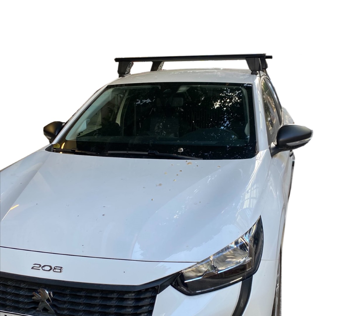 Peugeot 208 Ii 5d 06/2019+ (12500/mb+dlkit41g) Σετ με 2 Μπάρες Οροφής Αλουμινίου Delta Black - 2τχμ Mp.pe.041//mb/dlt 1 C01 2022