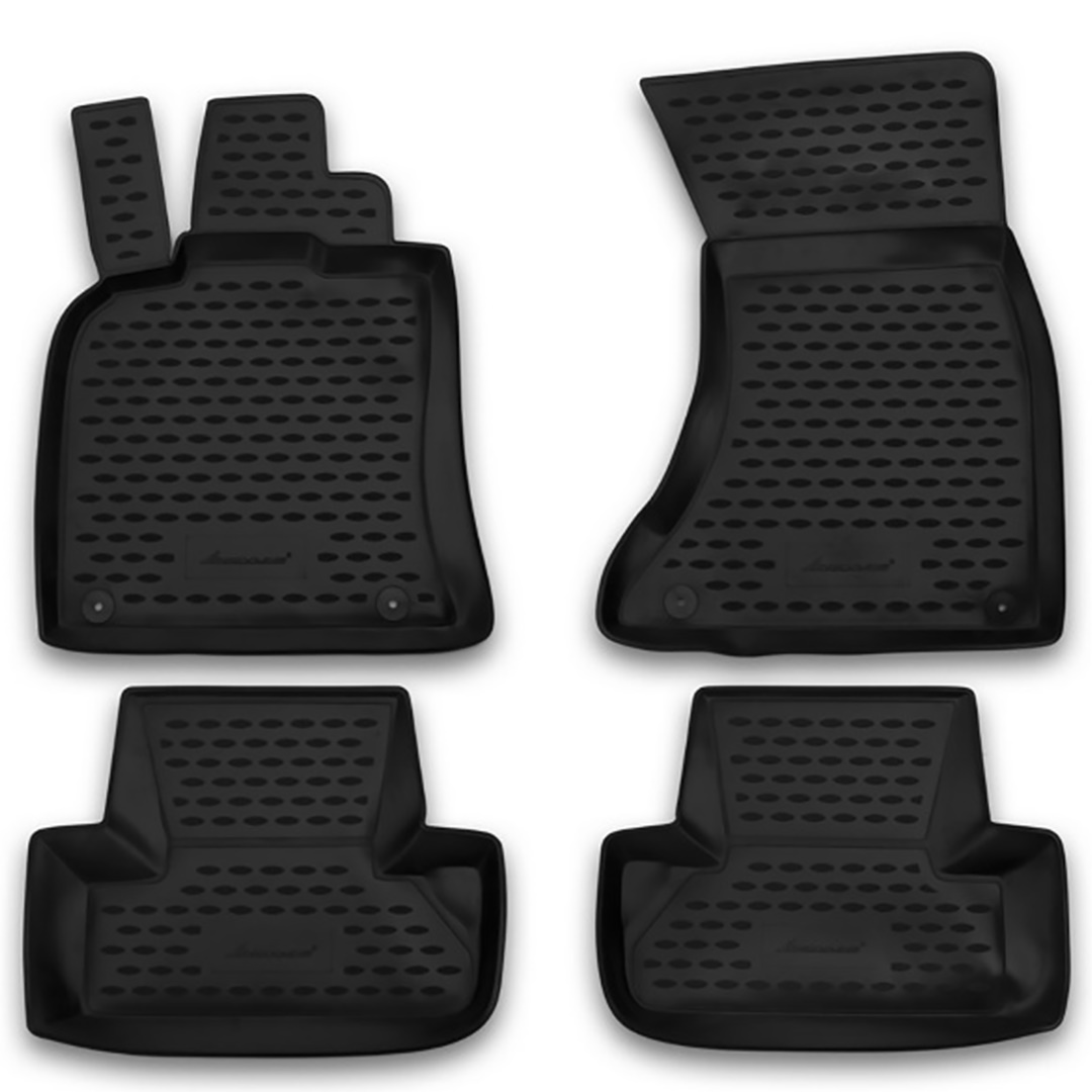 Audi Q5 2008-2017 Λαστιχένια Πατάκια Σετ 4τμχ Μαύρα Novline (tp) 1 CAR19
