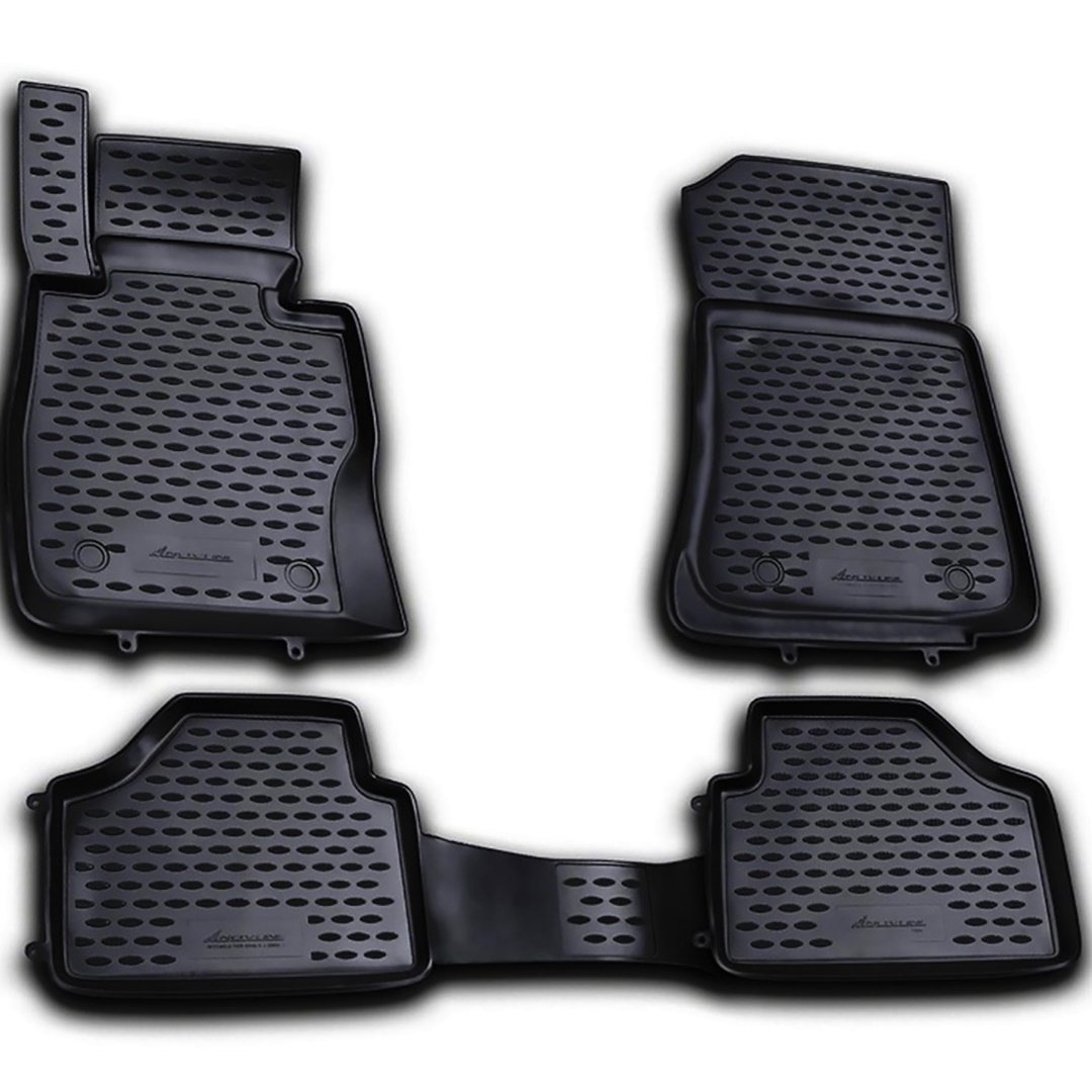 Bmw X1 2009-2015 Λαστιχένια Πατάκια Σετ 4τμχ Μαύρα Novline (tp) 1 CAR25