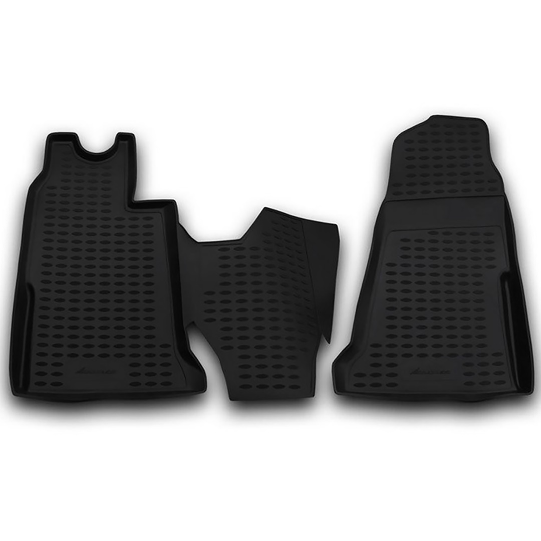 Ford Tourneo / Transit Mt Van 07/2000-03/2014 Λαστιχένια Πατάκια Σετ 2τμχ Μαύρα Novline 1 CAR64