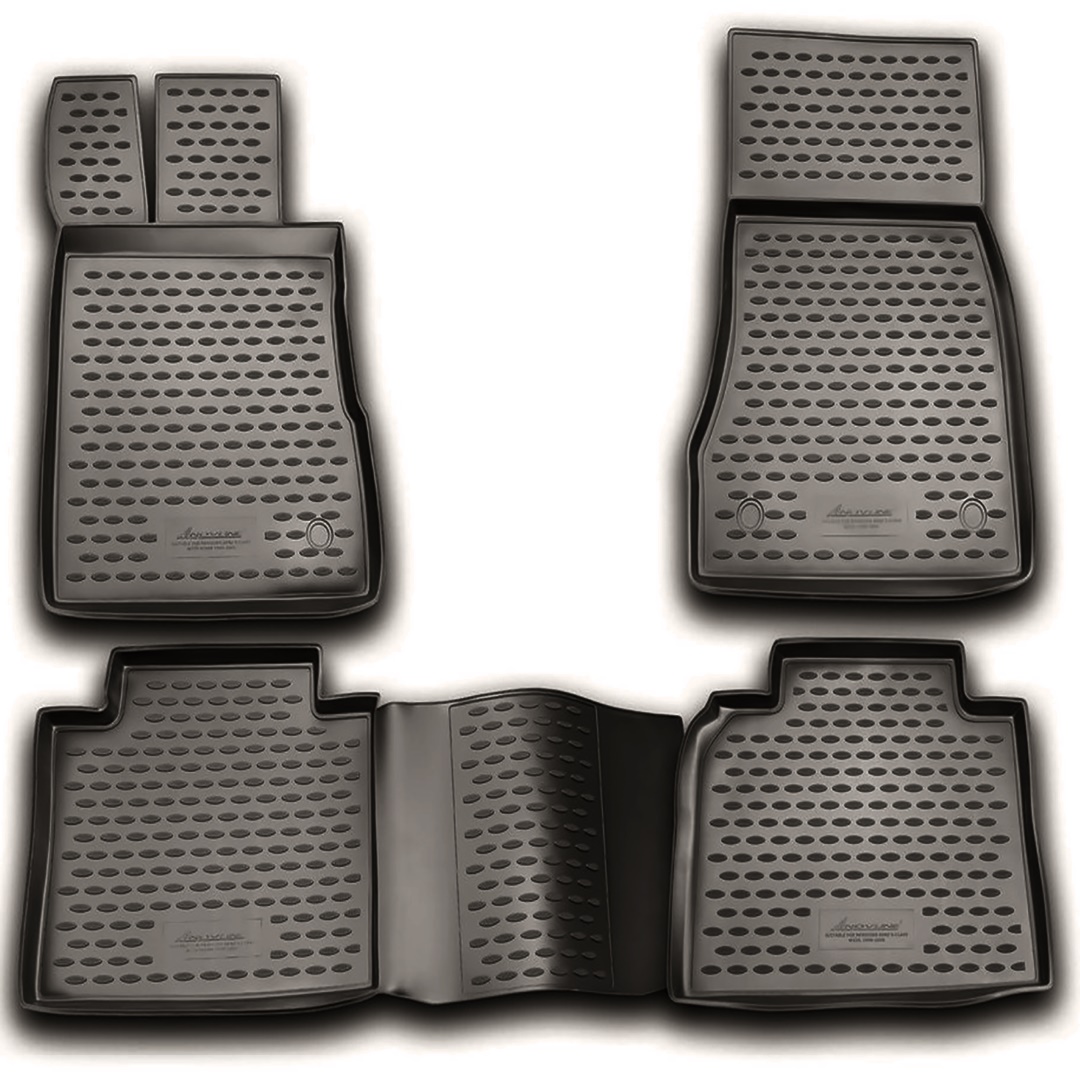 Mercedes S-klas W220 10/1998-08/2005 Λαστιχένια Πατάκια Σετ 4τμχ Ανθρακί/Σκούρο Γκρι Novline (tp) 1 CAR99