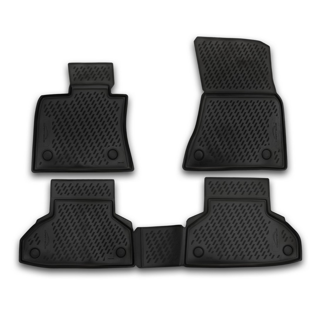 Bmw X6 F16 2014+ Λαστιχένια Πατάκια Σετ 4τμχ Μαύρα Novline 1 CARBMW00001