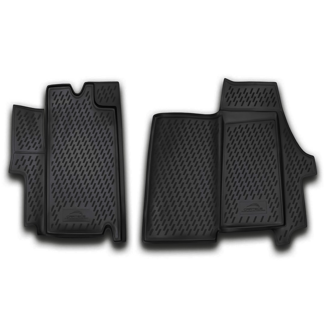 Citroen Jumper 2009+ Λαστιχένια Πατάκια Σετ 2τμχ Μαύρα Novline 1 CARCRN00029